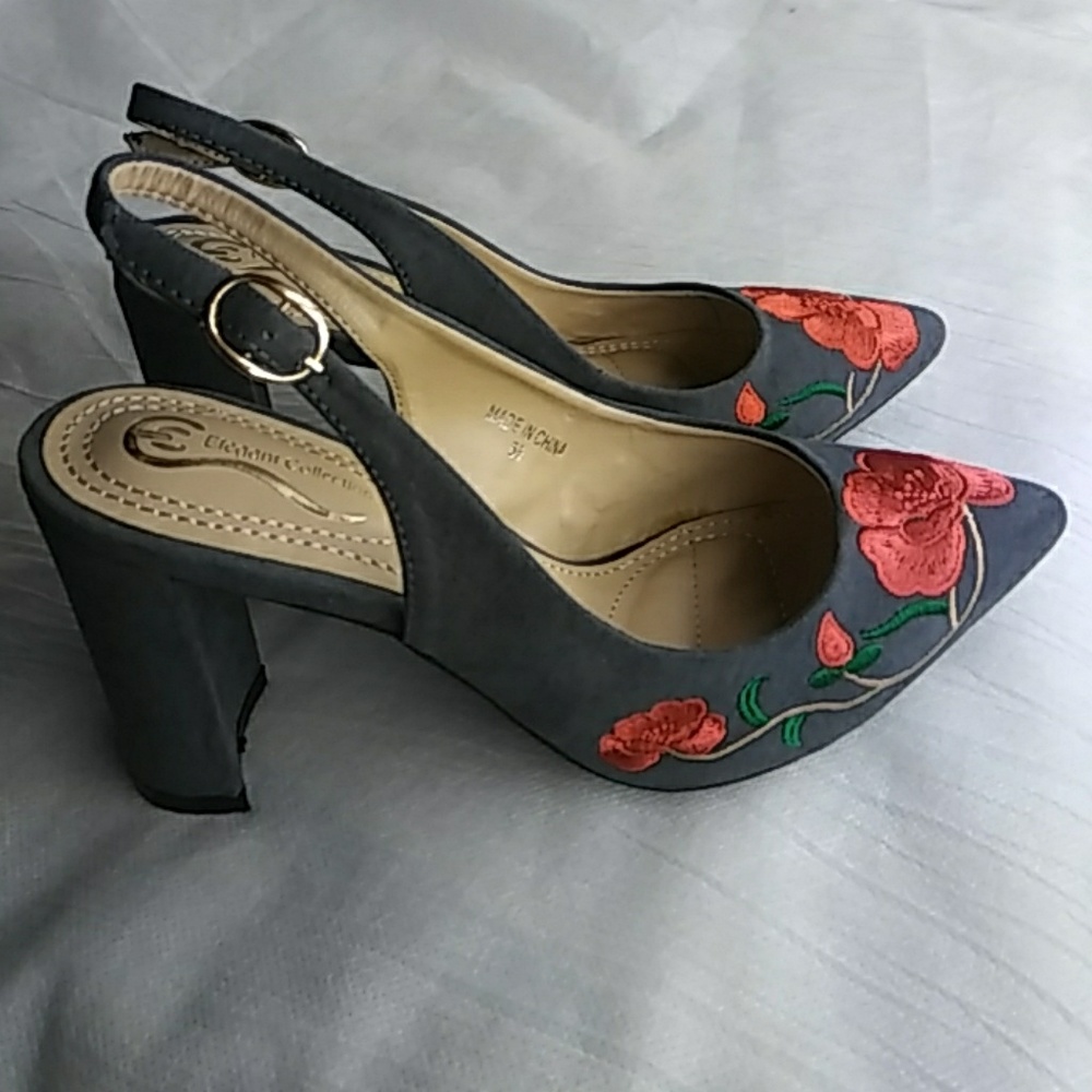Women's JOSELYN Slingback Grey Color Pump